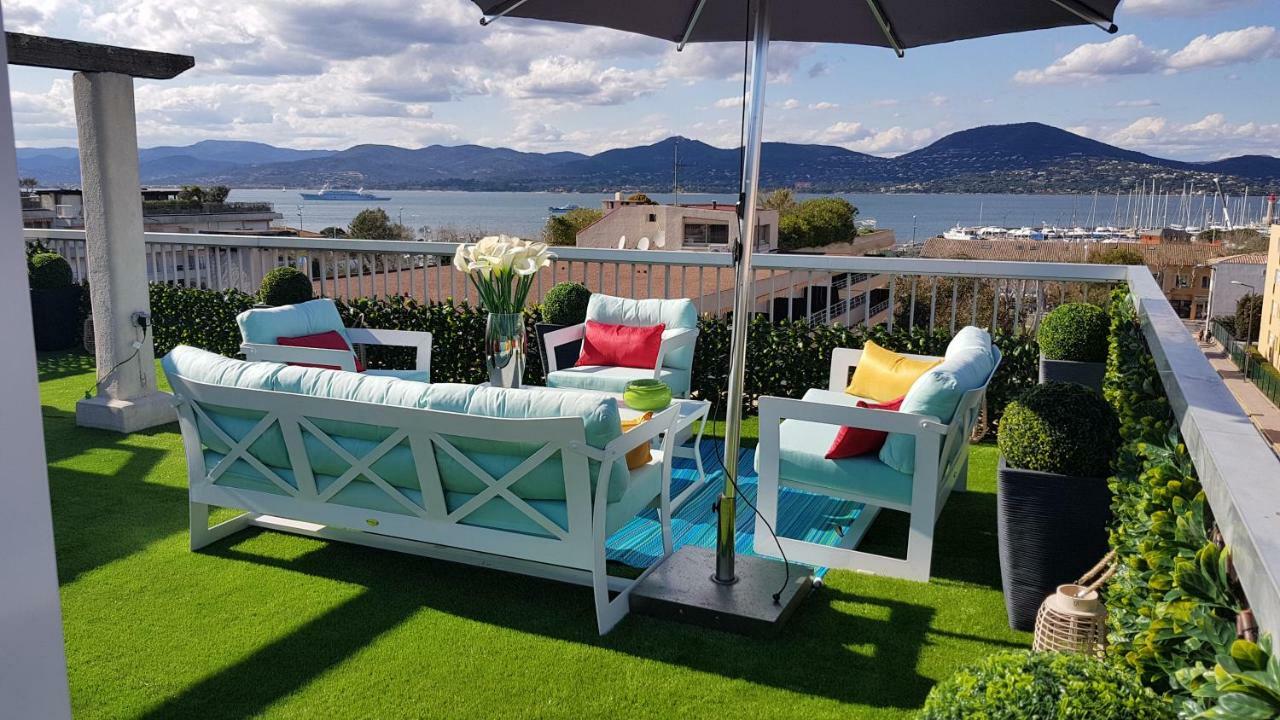 Saint Tropez Sea View Penthouse Apartman Kültér fotó