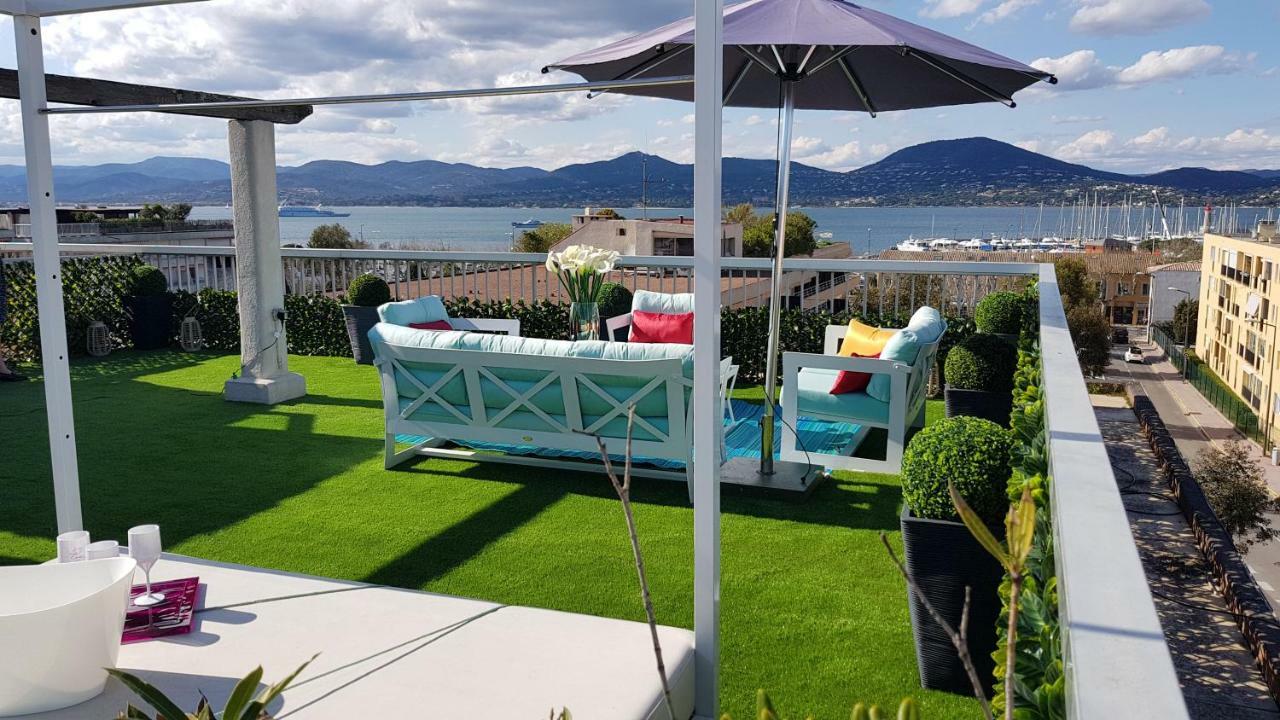 Saint Tropez Sea View Penthouse Apartman Kültér fotó