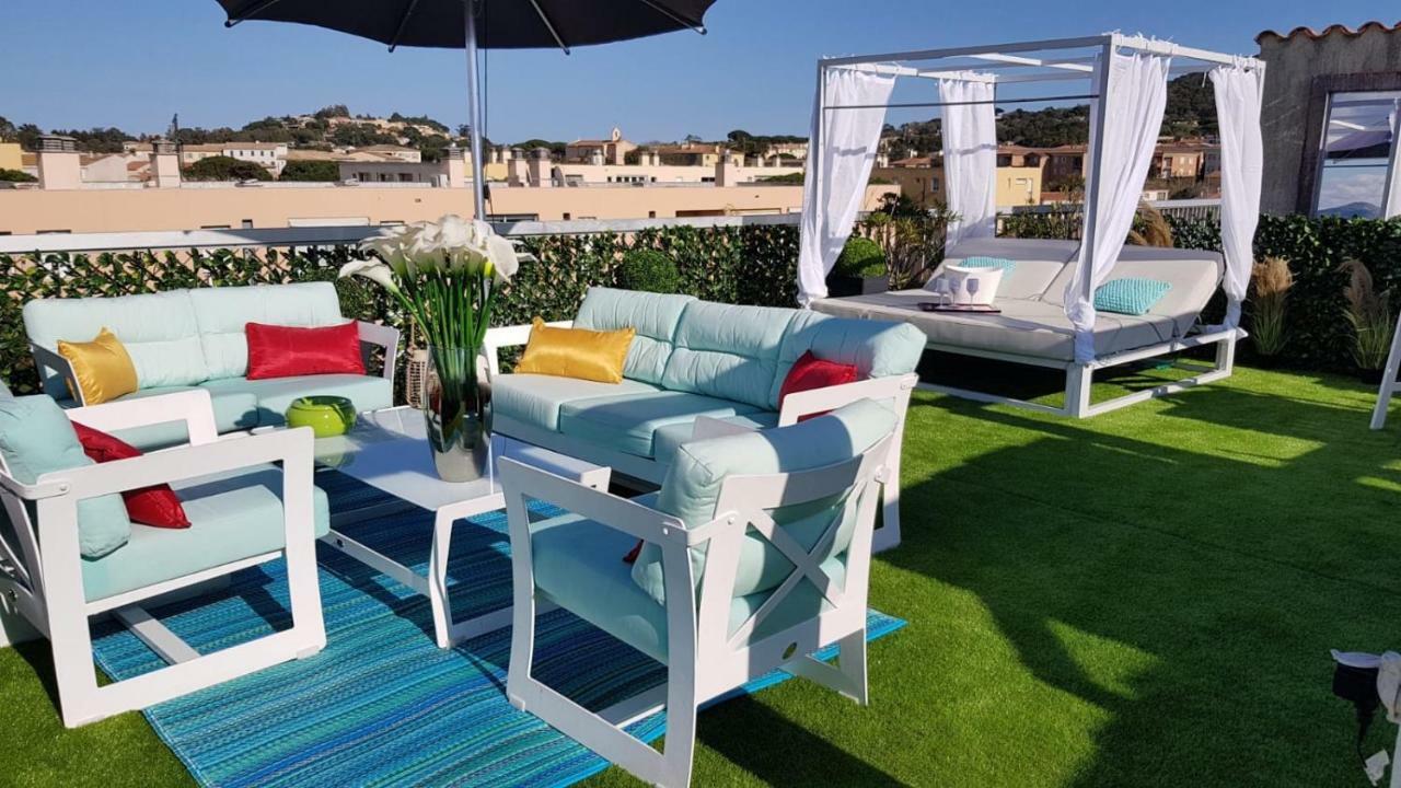 Saint Tropez Sea View Penthouse Apartman Kültér fotó