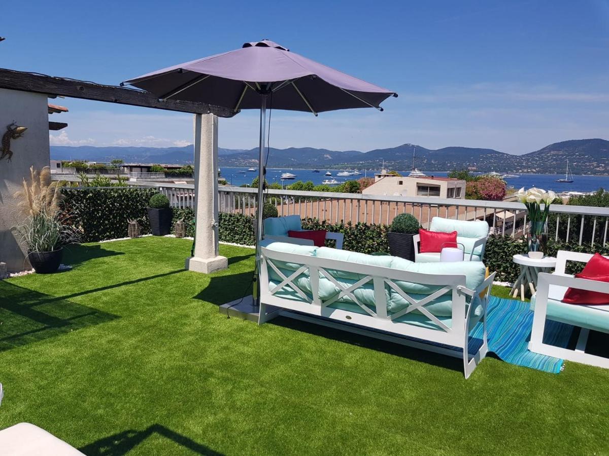 Saint Tropez Sea View Penthouse Apartman Kültér fotó