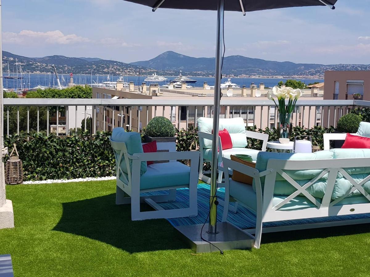 Saint Tropez Sea View Penthouse Apartman Kültér fotó