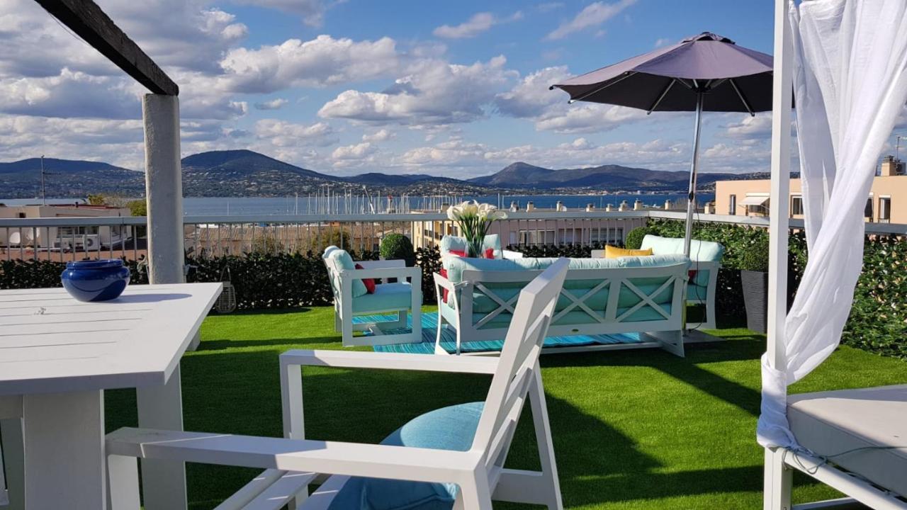 Saint Tropez Sea View Penthouse Apartman Kültér fotó