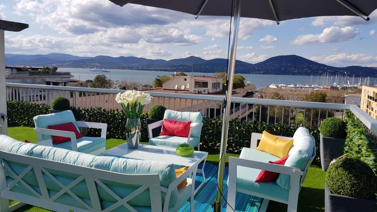 Saint Tropez Sea View Penthouse Apartman Kültér fotó